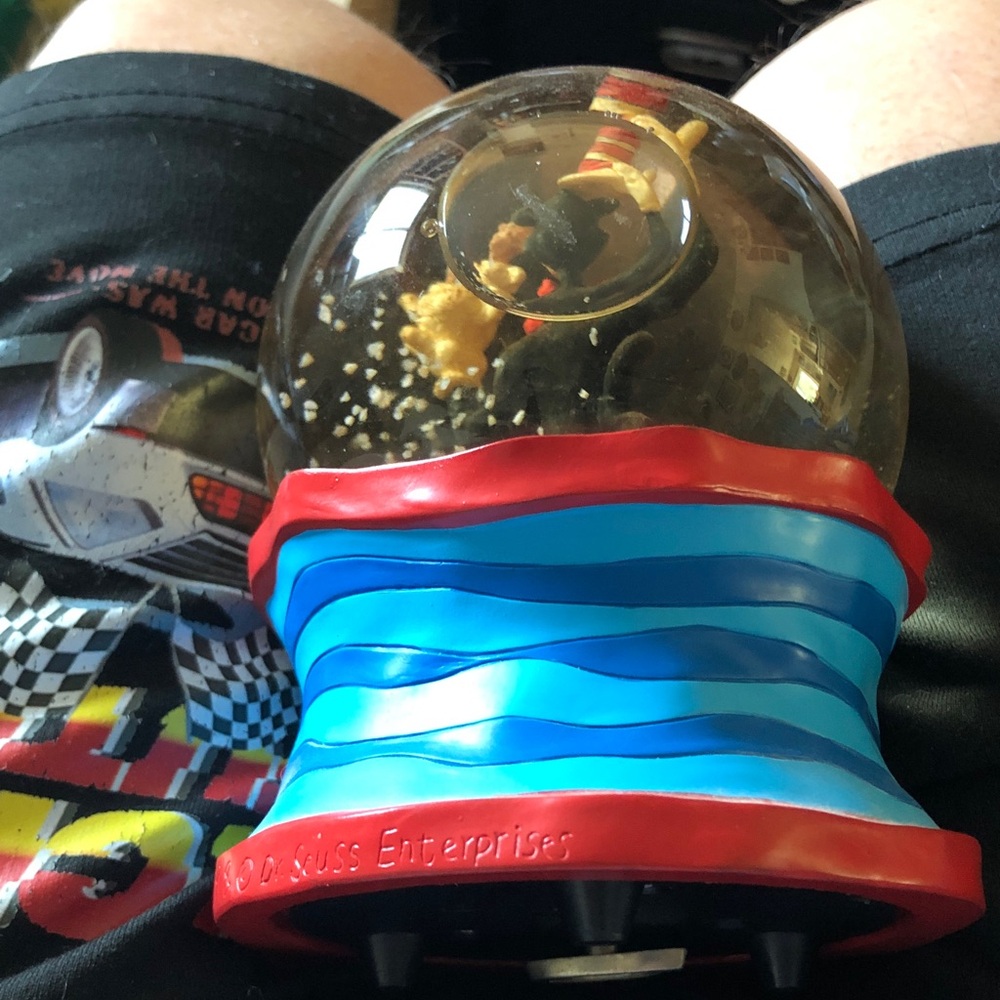 Cat in a hat Cartoon Character Snow Globe - Picture 3 of 5